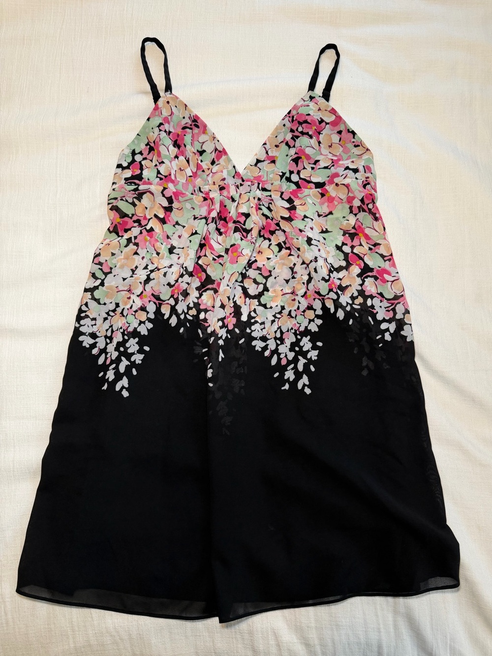 Oscar De La Renta Lingerie Floral Slip Dress - Picture 4 of 10